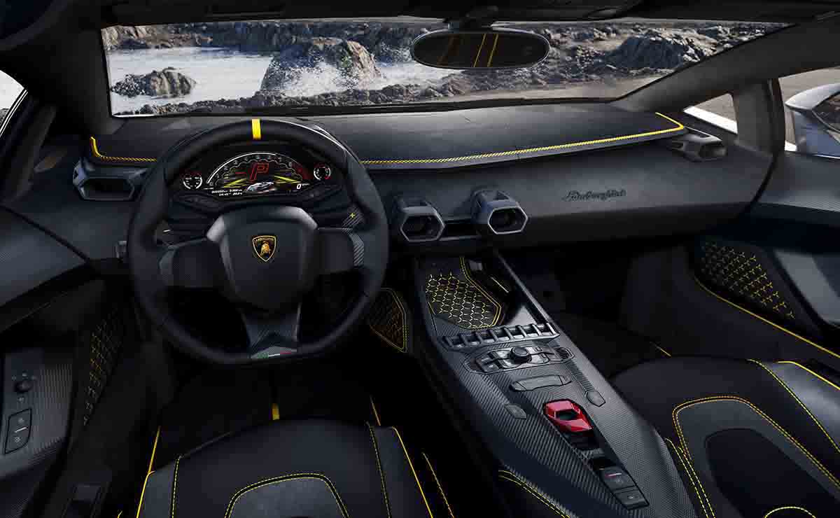 Lamborghini Autentica interior