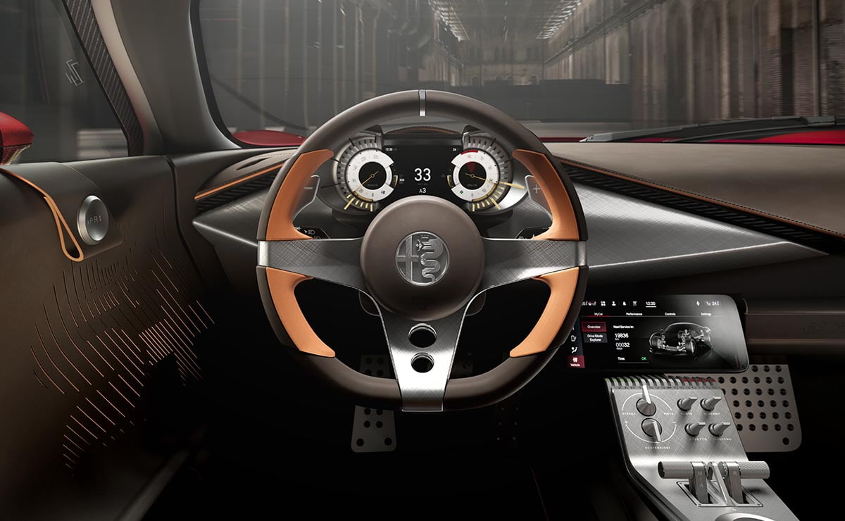 Alfa Romeo 33 Stradale interior