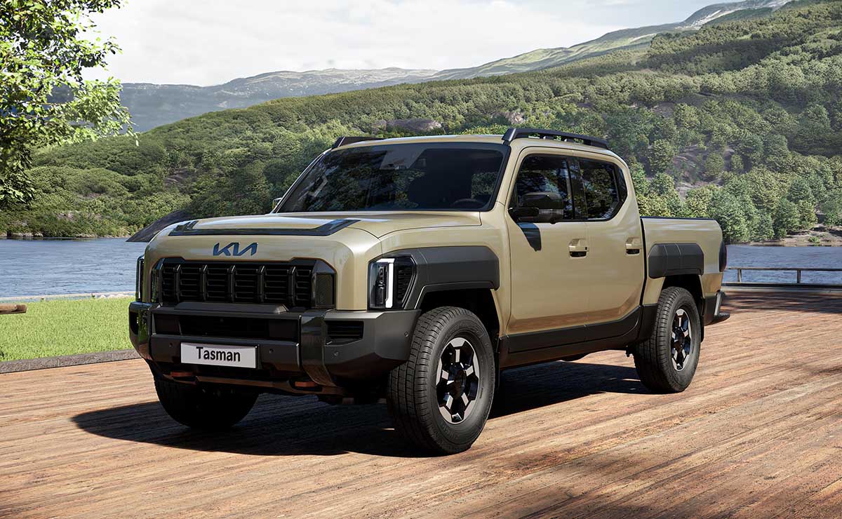Kia Tasman de perfil