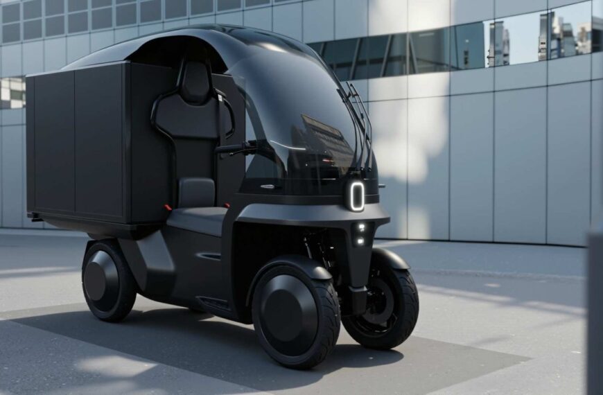 Inicio 1 Komma Cargo: la furgoneta eléctrica de 85 cm que revoluciona…